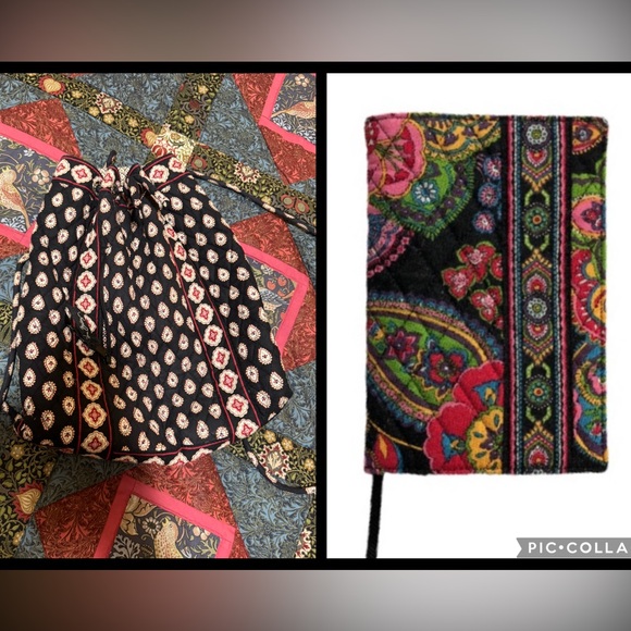 Vera Bradley Book Cover and backpack bundle/lot - Picture 1 of 16